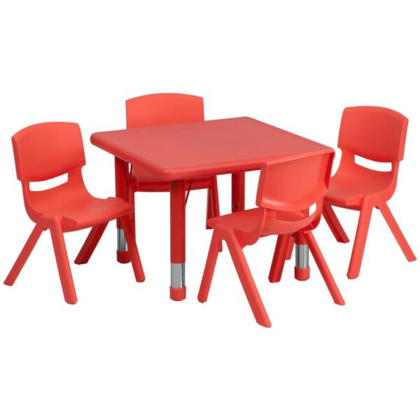 YU-YCX-0023-2-SQR-TBL-RED-E-GG